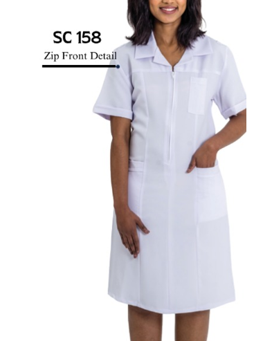 158 Zip Front Detail Dress